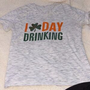 St. Patrick’s Day Graphic V-neck Shirt